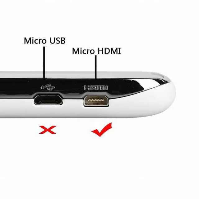 Alt view image 3 of 5 - Down Angled 90 Degree Micro HDMI to HDMI Male HDTV Cable for Cell Phone Tablet Camera