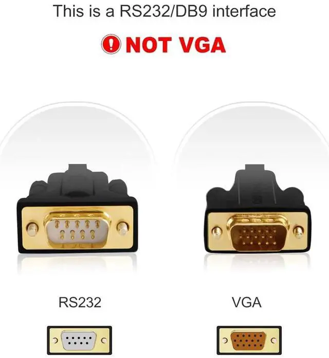 Alt view image 3 of 7 - USB to RS232 Adapter with FTDI Chipset, USB to RS232 Male DB9 Serial Converter for Cashier Register, Modem, Scanner, Industrial Machinery, CNC, Black
