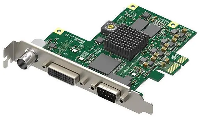 Main image of Magewell Pro Capture AIO One-Channel HD Capture Card, SDI HDMI DVI VGA Component Composite S-Video Input Support, PCIe Gen2 x1, Up to 2048×2160, Windows Linux Mac Compatible