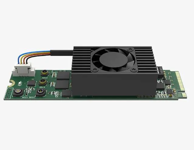 Alt view image 3 of 7 - Magewell Eco Capture 12G SDI 4K Plus M.2 4Kp60 Capture Card, Single-Link 12G SDI or Quad-Link 3G SDI Input, M.2 2280 PCIe Gen3 x4, Up to 4096x2160 60fps