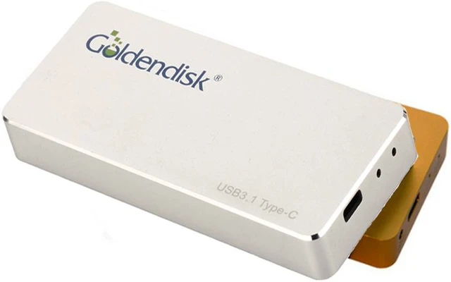Main image of Goldendisk NGFF SSD Raid Enclosure M.2 SSD SATA supper Speed USB 3.1 Type C support 2230 2242 2260 2280