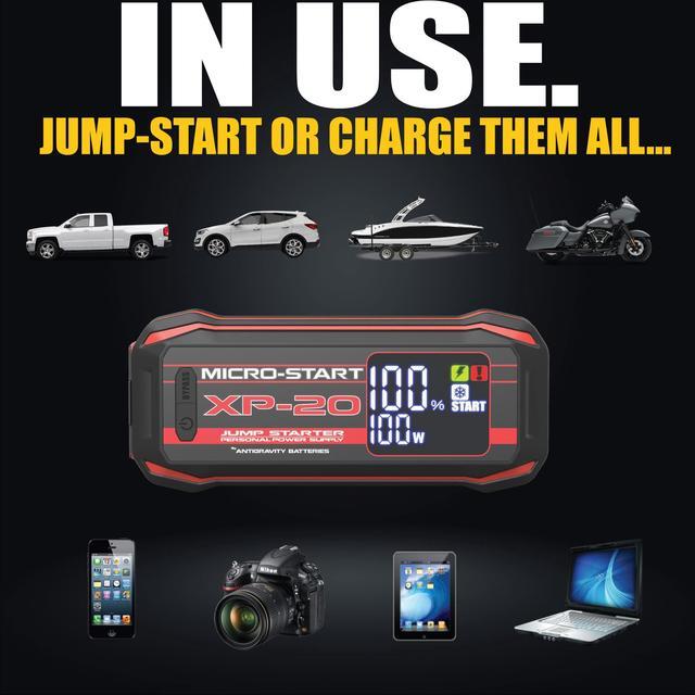 Alt view image 7 of 7 - Antigravity XP-20-HD HEAVY DUTY Truck Jump Starter, MICRO-START Lithium Battery Portable Power Supply