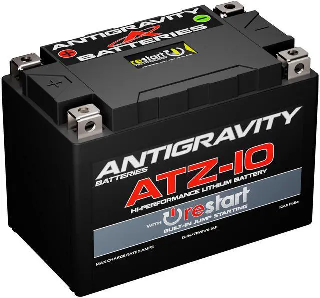 Main image of Antigravity ATZ10-RS Lithium Motorcycle Battery 360CA RE-START YTZ10S Replacement