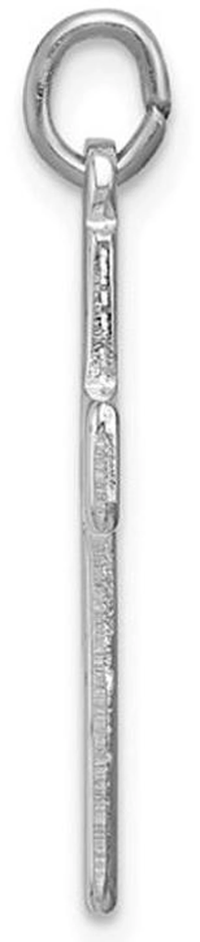 Alt view image 2 of 4 - Sterling Silver Cut-Out Cross Pendant Necklace with Chain