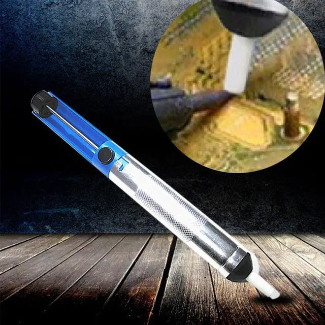 Alt view image 2 of 5 - Hot!1pcs Solder Sucker Desoldering Pump Tool Removal Vacuum Soldering Iron Desolder High Quality Solder Remover
