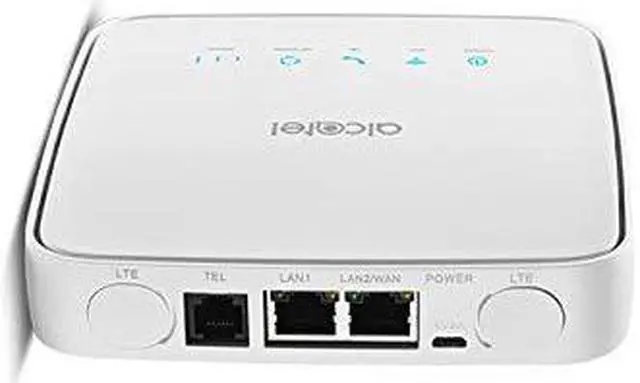 Alt view image 4 of 7 - Router Alcatel Link Hub 4G LTE Unlocked Worldwide HH41NH Multibam 150 Mbps Wi-Fi (4G LTE USA Latin Caribbean Euro Asia Africa) + Rj11 Up to 32 Users HH41NH-2BTGMXA-1