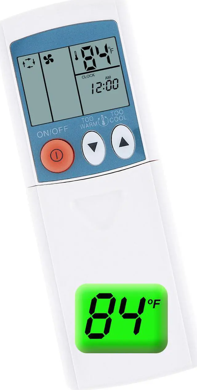 Main image of New for Mitsubishi Km04f Msh-26sv Msh-30sv Km05a Msz-Ge09na Msz-Gc25va Ms-24wn Air Conditioner Remote Control Display in Fahrenheit