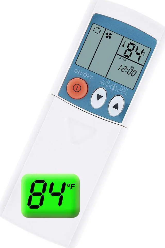 Main image of Remote Control for Mitsubishi Muy-D36na Msz-Cge22va-E1 Km09a Km09b Km05a Km05b Km05c Km05d Msz-Ge22va-E1 Air Conditioner Display in Fahrenheit