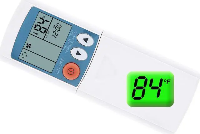 Main image of Air Conditioner Remote Control Rkn502a 325 285 Srk258henf Akn50 for Mitsubishi A/C Parts Display in Fahrenheit