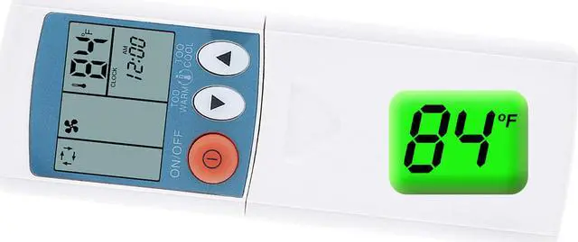 Main image of Conditioner Air Conditioning Remote Control for Mitsubishi Mp04b Mp04a Mp2b Mh08b Mp07a Display in Fahrenheit