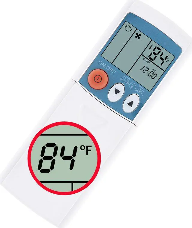Main image of Remote Control for Mitsubishi Rya502a007a Rya502a007b Kfr-36gw/M Air Conditioner Display in Fahrenheit