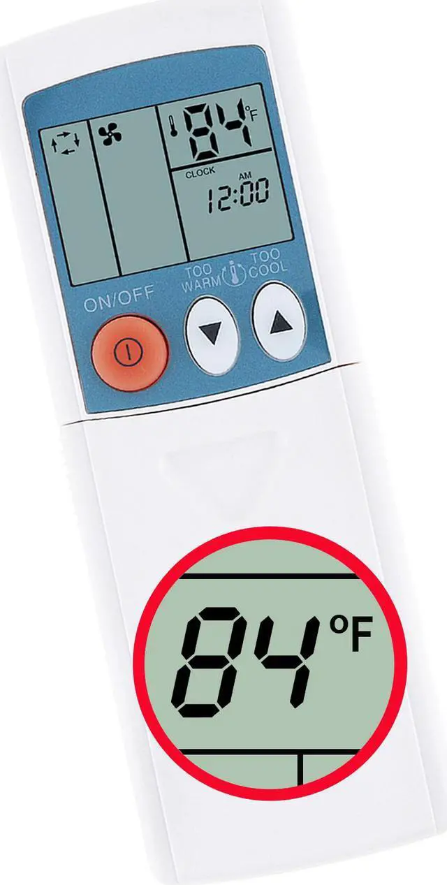 Main image of New for Mitsubishi  Air Conditioner Remote Control Ac A/C Remote Controller  Display in Fahrenheit