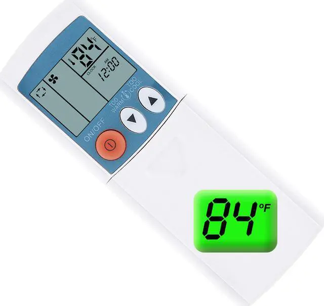Main image of Remote Control for Mitsubishi Rkn502a500a/C Rya502a001a Rya502a002a Air Conditioning Remote Control Display in Fahrenheit