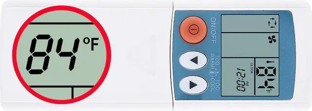 Main image of New Air Conditioner Remote Control Suitable for Mitsubishi Rkt502a420 Air Conditioner Display in Fahrenheit