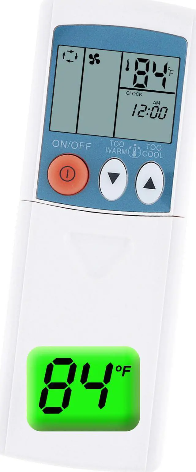 Main image of Remote Control for Mitsubishi Srk13crs-S Srk13crs-Ssrk13crs-S4 Srk13crs-S6 Srk13crs-S5 Srk10crs-S3 Srk10crs-S Air Conditioner Display in Fahrenheit