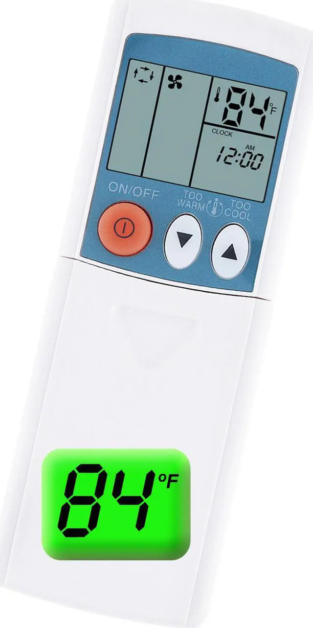 Main image of New Remote Control for Mitsubishi Msz-Ga24na Msy-Ga24na Msz-Ge60va Msz-Fa25va-E3 Msz-Fa25va-Akm05f Air Conditioner Display in Fahrenheit