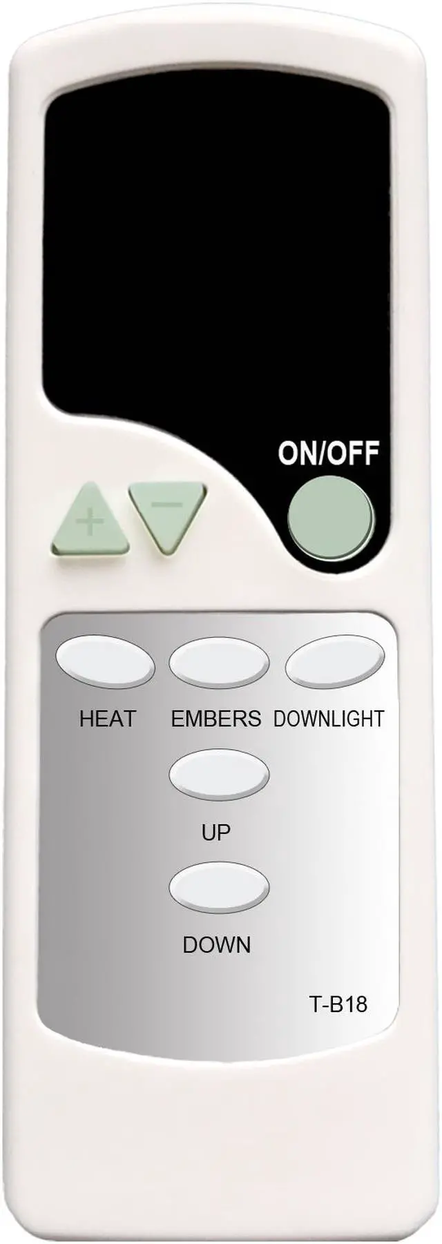 Alt view image 2 of 4 - Compatible with Twin Star CHIMNEYFREE ClassicFlame Classic Flame Duraflame Fireplace Stove Heater Infrared Remote Control 39EB500ARA 39EB500GRA 39EB500GRS (T-B18)