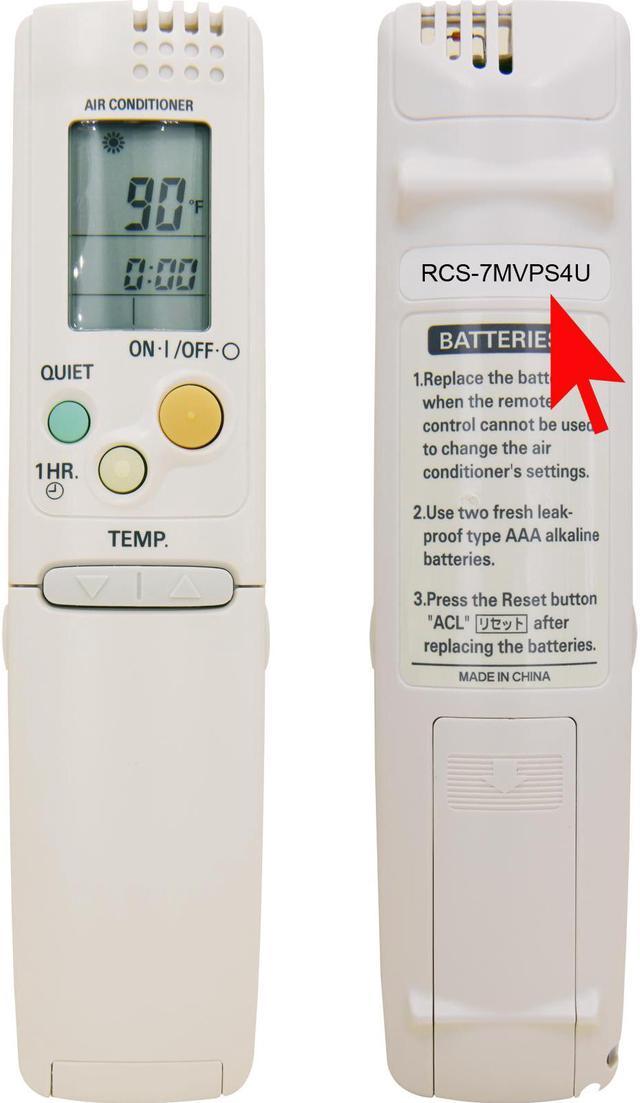 Sanyo air deals conditioner remote control