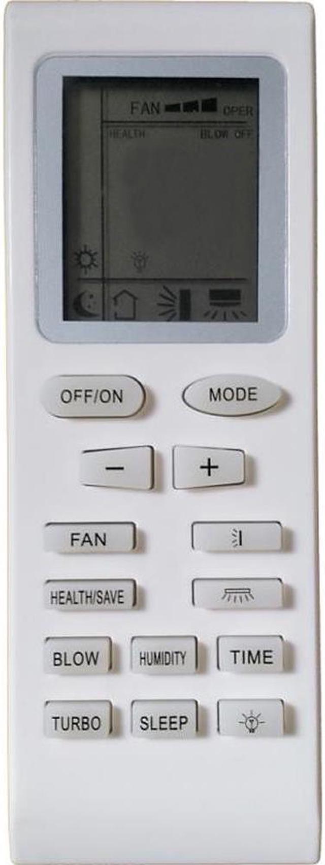 Replacement COMFORT-AIRE COMFORT AIRE Air Conditioner Remote Control  6711A20128L 6711A20128K 6711A20128V Work for A2-H183GA0 ASNH2435GA0  B-DMH09SB