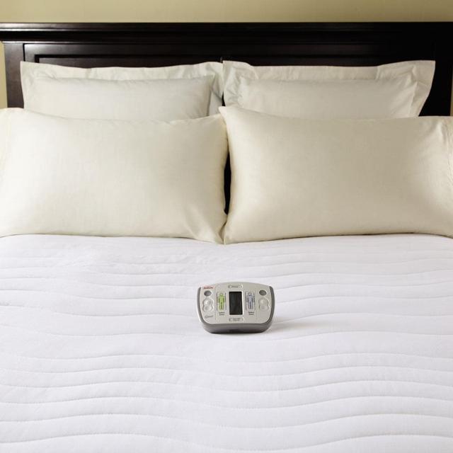 Sunbeam queen deals heated mattress pad