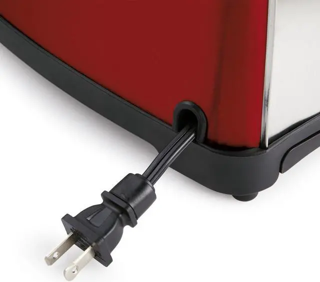 Alt view image 3 of 5 - Oster 4-Slice Toaster, Red Metallic TSSTTRWF4R