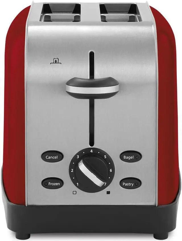 Alt view image 2 of 5 - Oster 2-Slice Toaster, Red Metallic TSSTTRWF2R