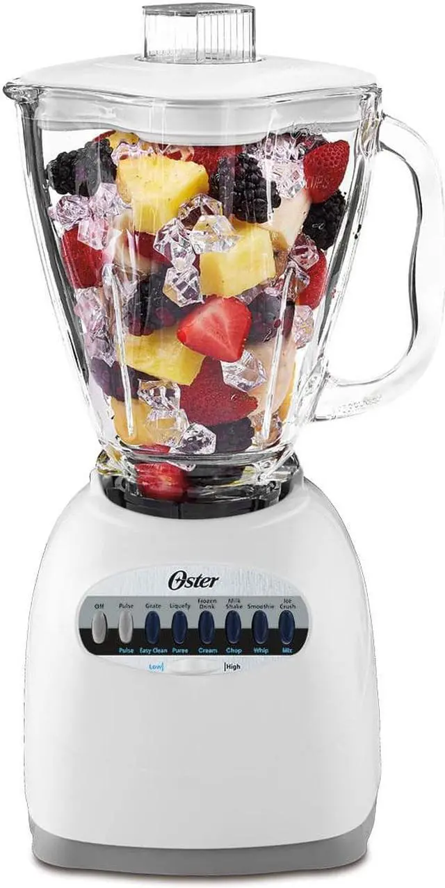 Alt view image 3 of 7 - Oster 006642-000-NP0 12-Speed Push Button Blender, White