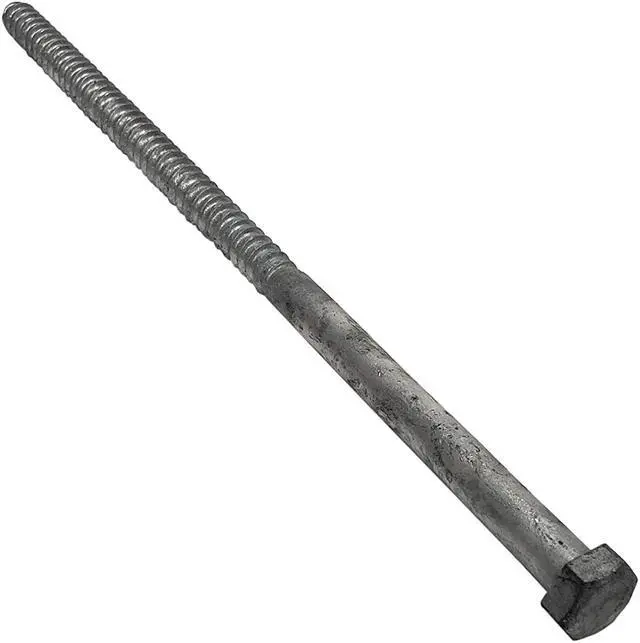 Alt view image 3 of 5 - 1/2" x 12" Lag Screws | Hex Head | Hot Dip Galvanized | 10pcs Box