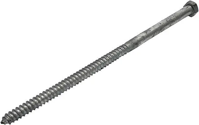 Alt view image 2 of 5 - 1/2" x 12" Lag Screws | Hex Head | Hot Dip Galvanized | 10pcs Box