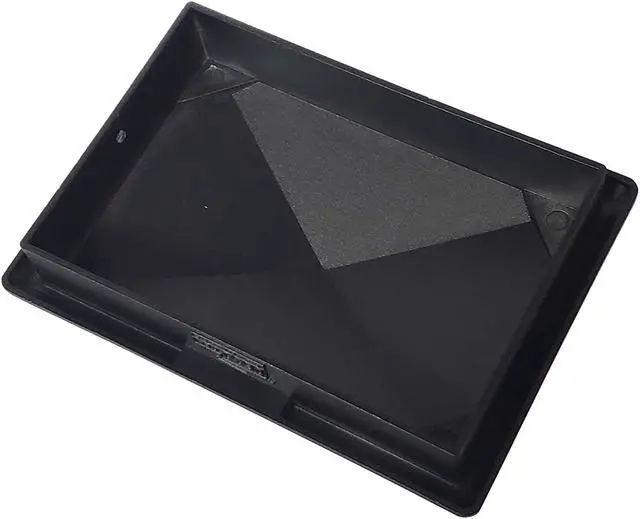 Alt view image 2 of 5 - 3.5" x 5.5" Heavy Duty Aluminium Pyramid Post Cap for Actual 3.5" x 5.5" Wood Posts - Black