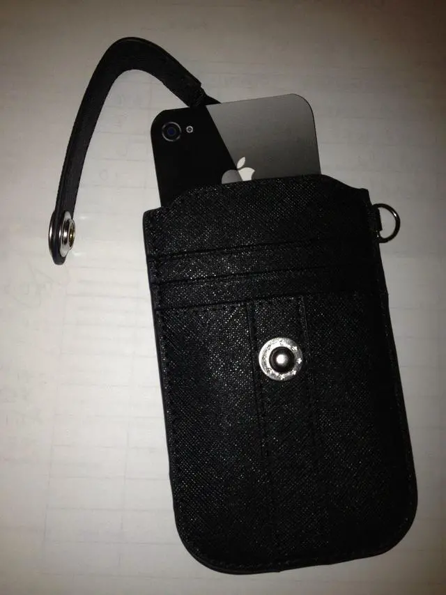 Alt view image 3 of 13 - XtremeMac Crosshairs Slim Wrist Credit Card Case for iPhone 4/4S