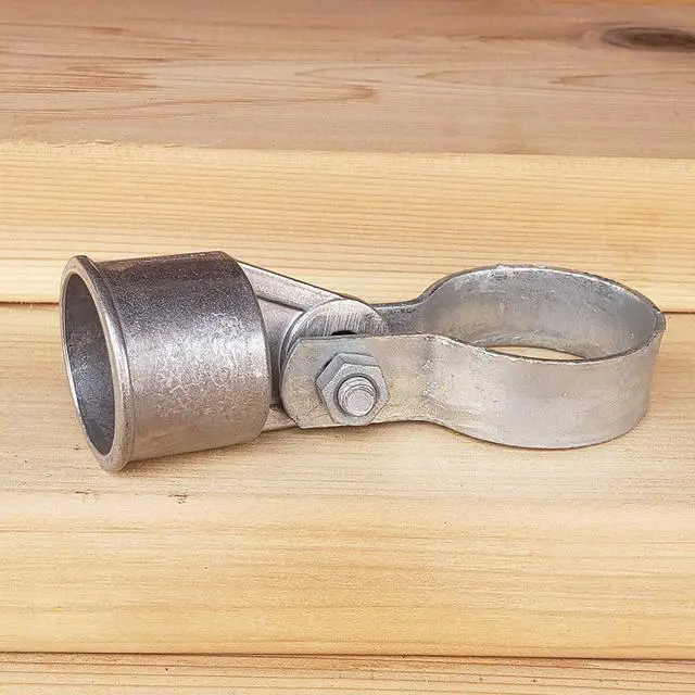 Alt view image 6 of 6 - Chain Link Rail End Assembly (1-7/8" Centre Brace Band and 1-1/4" Fence Rail End Cup)