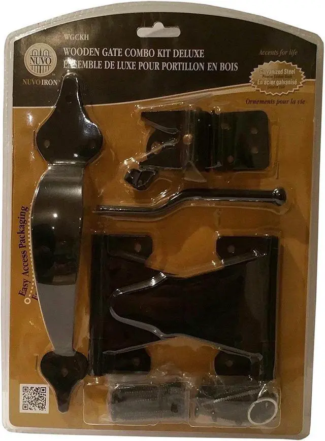 Alt view image 2 of 7 - Nuvo Iron Wooden Gate Combo Kit Deluxe Part # WGCKH
