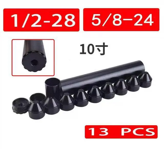 Alt view image 2 of 4 - 1Pcs Spiral 1/2-28 Alloy Fuel Filter Single Core for NaPa 4003 WIX 24003 Solvent & 11Pcs Aluminum 1 / 2-28 Automotive Fuel Filte,Black