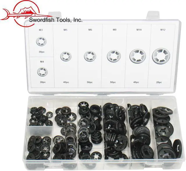 Main image of Swordfish - 32341 260pc Starlock Washer Assortment