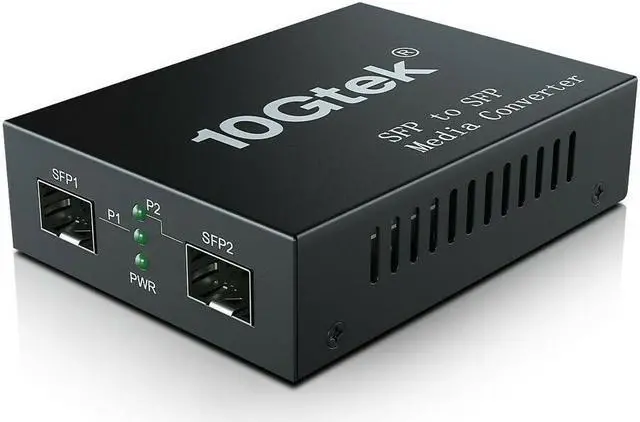 Main image of 10Gtek 1.25G/2.5Gbps Two Ports SFP OEO Media Converter, Optical-Electrical-Optical Wavelength/Fiber Mode/Fiber Count Converter, SFP Repeater (Without Transceiver)