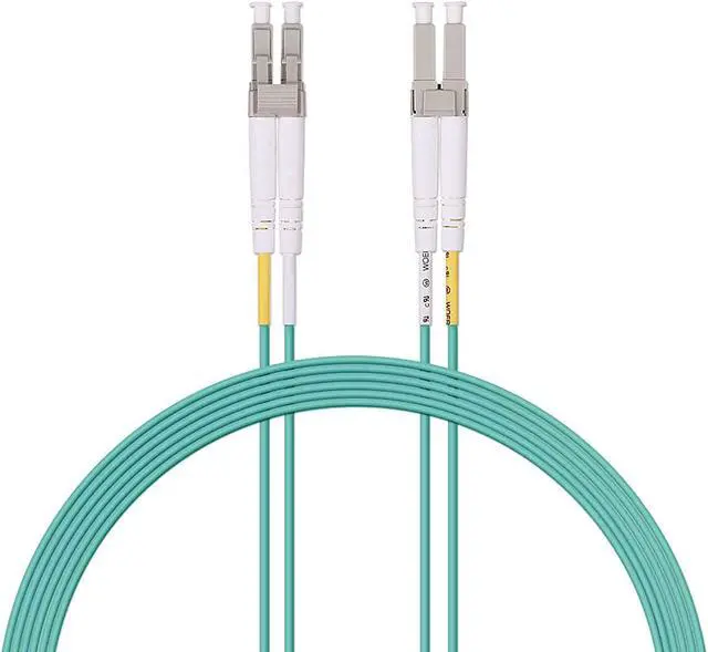 Alt view image 2 of 6 - 10Gtek Pack of 4,LC-LC OM3 Fiber Patch Cord, Multi-mode Duplex 50/125, LSZH, 2-Meter(6.6ft)