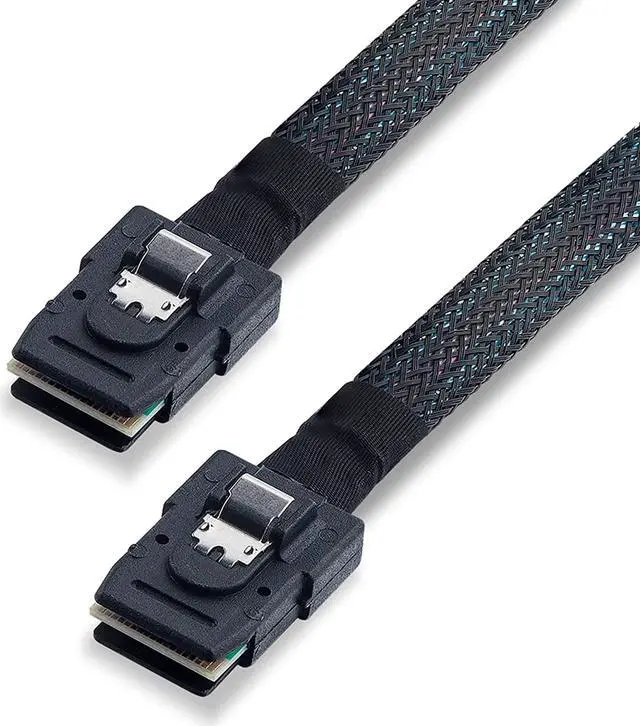 Alt view image 3 of 6 - 6G Internal Mini SAS SFF-8087 to SFF-8087 Cable, 100-Ohms, 1-m(3.3ft), 2 Pack