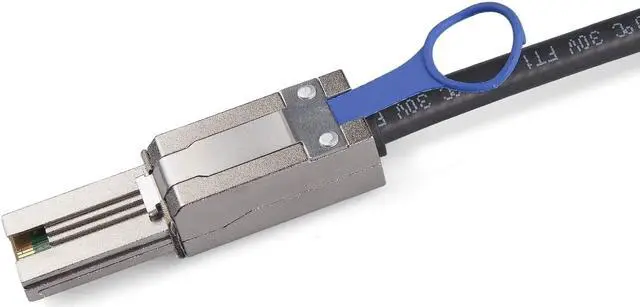 Alt view image 4 of 7 - 10Gtek QSFP (SFF-8436) to MiniSAS (SFF-8088) DDR Hybrid SAS Cable, 100-Ohm, 2-m(6.56ft)