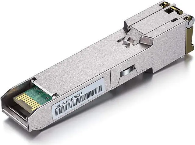 Alt view image 5 of 7 - 10Gtek SFP to RJ45 1000BASE-T Copper Transceiver, Gigabit SFP-T Module for Cisco SFP-GE-T, Meraki, Fortinet, Ubiquiti UniFi UF-RJ45-1G, D-Link, Supermicro, Netgear, TP-Link and More Pack of 10