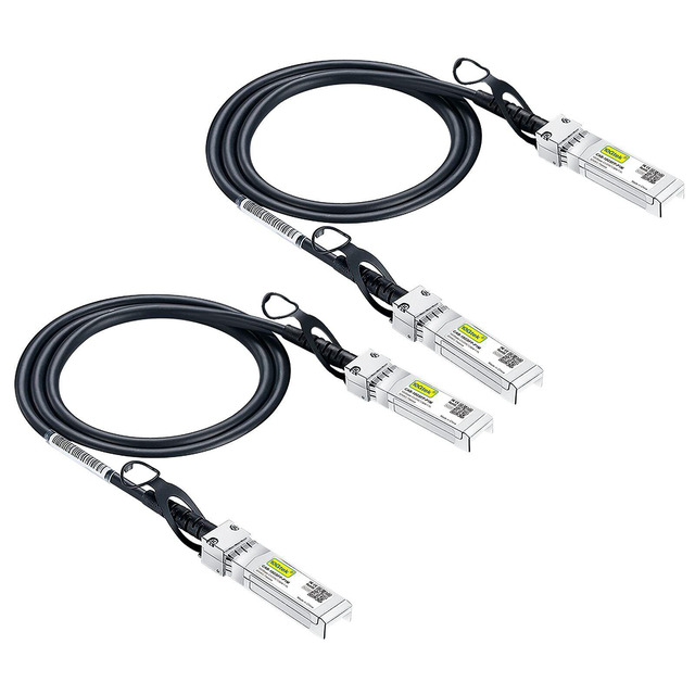ROBOfiber 1m 10G SFP+ Passive Direct Attach Copper Cable - Twinaxial - Cisco Compatible