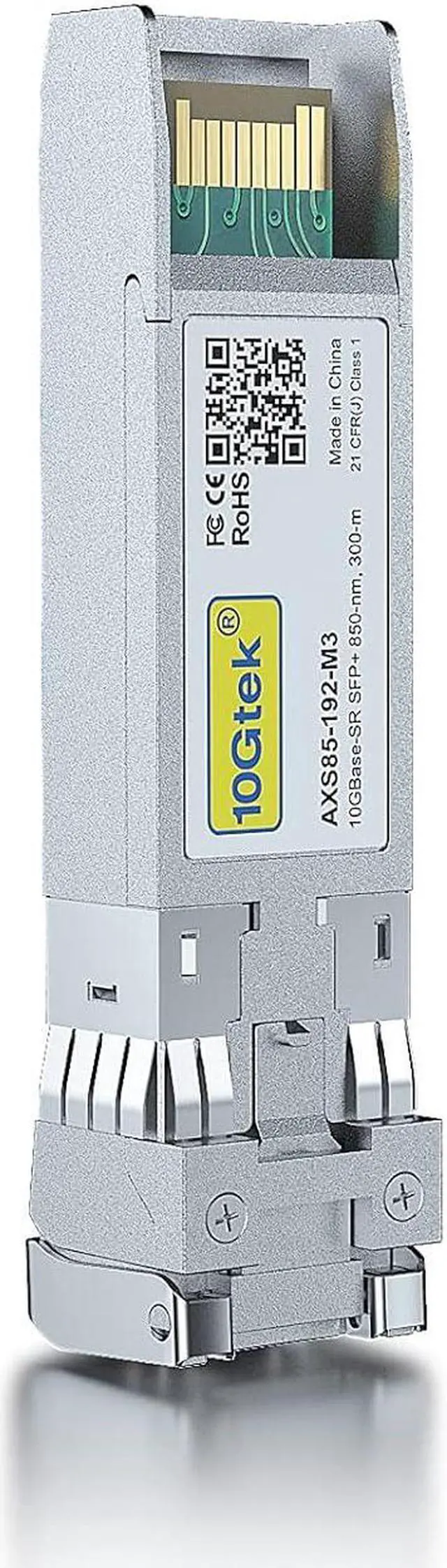 Alt view image 3 of 7 - 10Gtek 2 Packs Ubiquiti Networks 10GBase-SR 10G SFP+ Module, Multi-mode, Duplex, 850nm, up to 300m, Compatible with Ubiquiti UniFi UF-MM-10G, UACC-OM-MM-10G-D-2