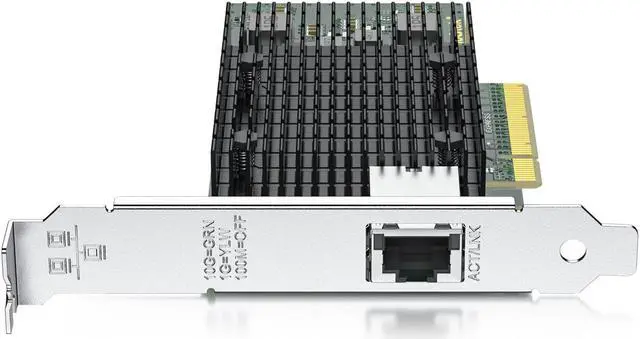 Alt view image 6 of 6 - 10Gtek For Intel X540-T1, 10Gb Ethernet Converged Network Adapter with Intel X540-BT1 chips Network Card, PCI Express x8 Singel RJ45 Port LAN Adapter Support Windows Server/Windows/Linux/ESX
