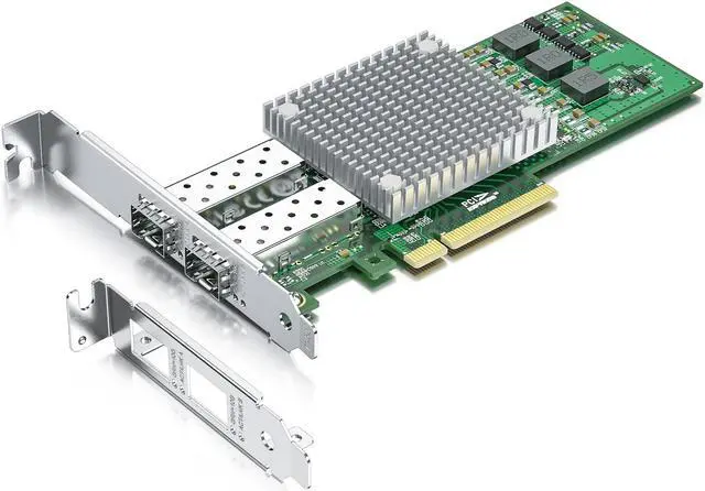 Main image of 10Gtek 10Gb Network Interface Card, Dual SFP+ Port with Broadcom 57810S Chipset, PCI Express Ethernet LAN Adapter Support Windows Server/Windows/Linux/VMware