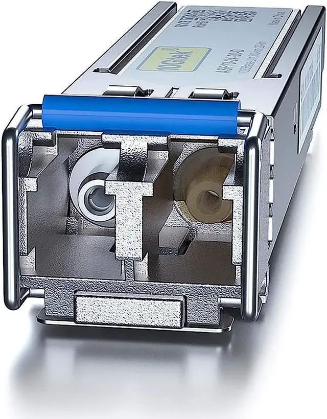 Alt view image 5 of 7 - 10Gtek 1G SFP Transceiver, 1000Base-LX, 1310nm SMF SingleMode Fiber Optic Module, up to 10 km, for Cisco GLC-LH-SMD, Meraki MA-SFP-1GB-LX10, Ubiquiti UniFi, Fortinet, Mikrotik, TP-Link, Pack of 2