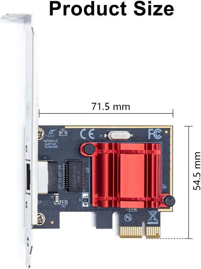 Alt view image 4 of 6 - 10Gtek For Intel I210T1 PCI-Express Network Adapter, 10/100/1000Mbps Gigabit Network Card with Intel I210 Chip Single RJ45 Port to PCI Express 2.1 x1
