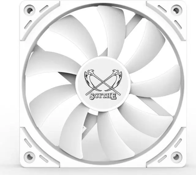 Alt view image 2 of 5 - Scythe Kaze Flex II PWM, 120mm, Premium PC Computer Case Fan, High-Speed, High Performance, 4-Pin, White Colour, Single Pack
