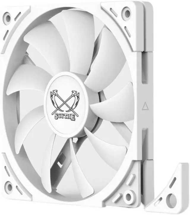 Alt view image 4 of 5 - Scythe Kaze Flex II PWM, 120mm, Premium PC Computer Case Fan, High-Speed, High Performance, 4-Pin, White Colour, Single Pack