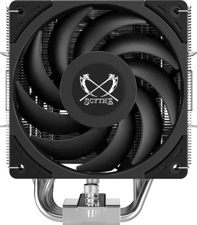 Alt view image 2 of 7 - Scythe Mugen 6 CPU Air Cooler, Intel LGA1700, LGA1151, AMD AM5, AM4 support, 120mm, Single Tower, Aluminium Top Cover (Mugen 6)