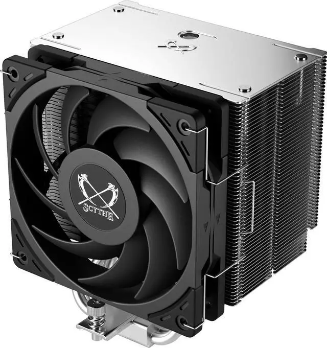 Alt view image 4 of 7 - Scythe Mugen 6 CPU Air Cooler, Intel LGA1700, LGA1151, AMD AM5, AM4 support, 120mm, Single Tower, Aluminium Top Cover (Mugen 6)